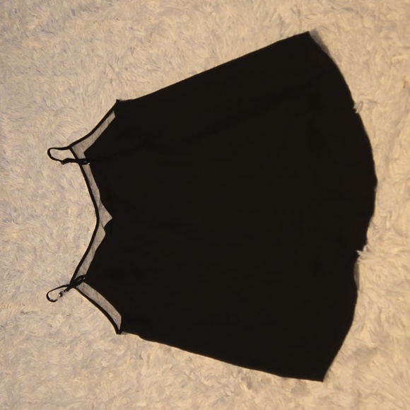 NWT Sweet Fling Black Mesh Tank Top  Size Small - Picture 3 of 12